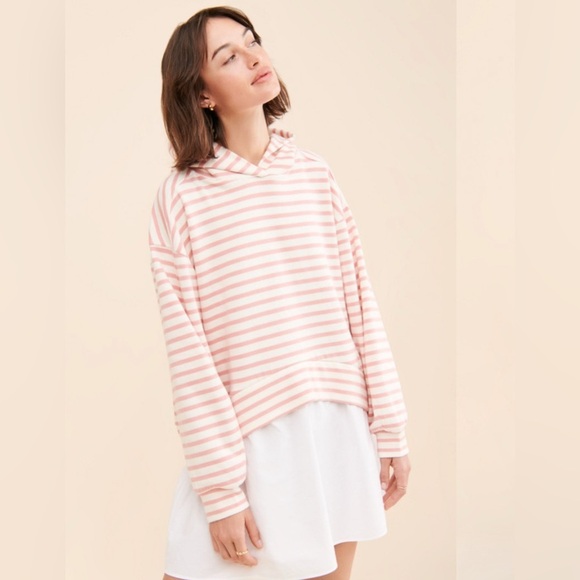 Anthropologie Pilcro Hoodie Shirt Layered Mini Dress - Picture 15 of 17